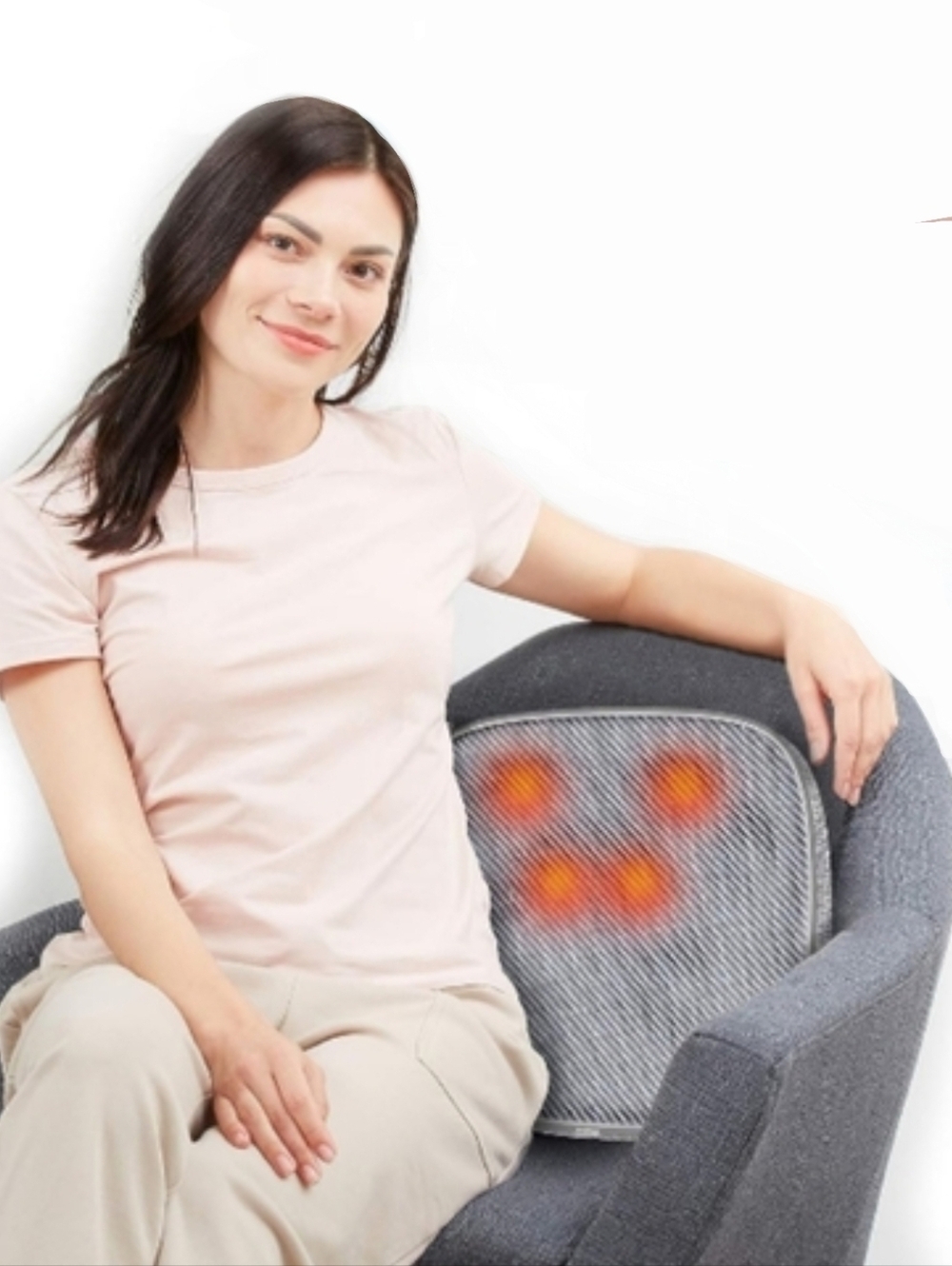 Foot + Back Shiatsu Massager Massage Heat Option Self Care Relaxing Gift New Box